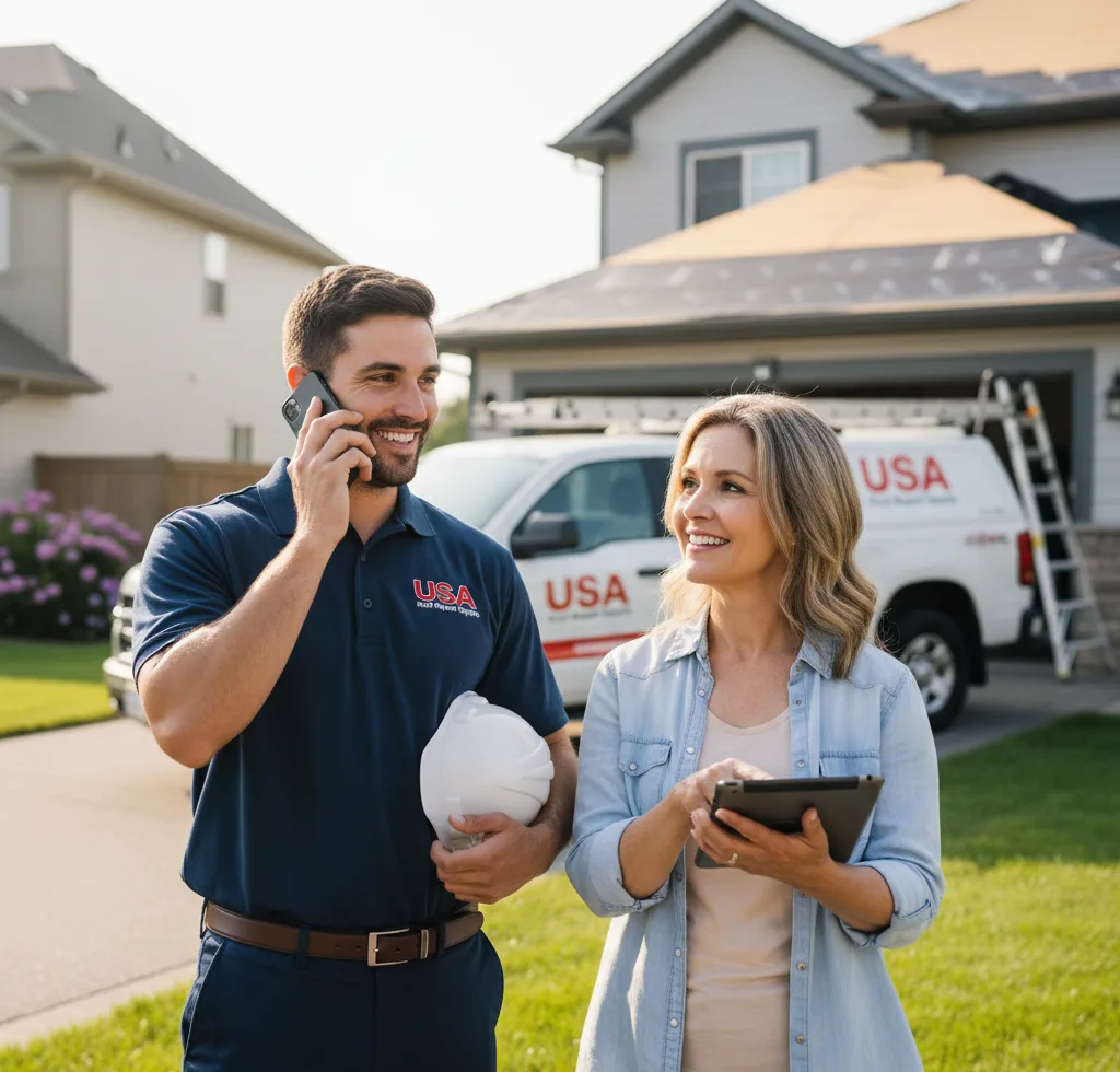 USA Roof Repair Experts customer support in Spring Green